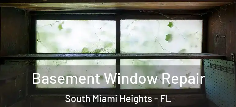  Basement Window Repair South Miami Heights - FL
