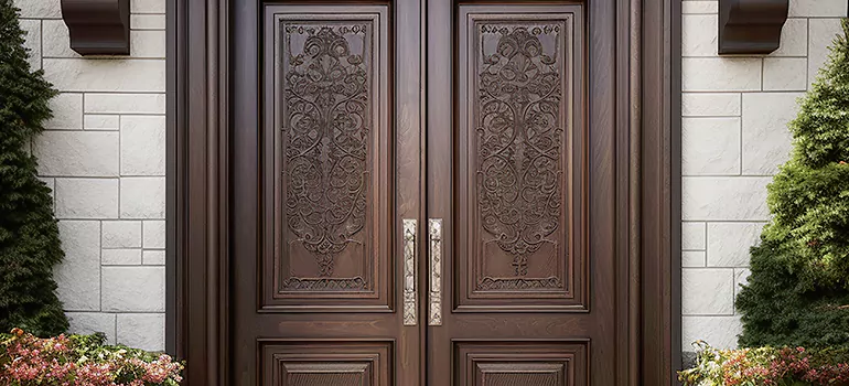 Double Front Doors in South Miami Heights, FL