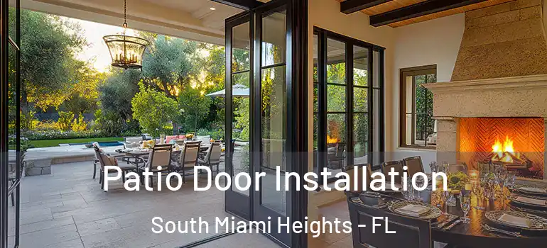  Patio Door Installation South Miami Heights - FL