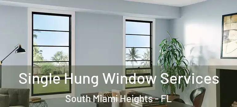  Single Hung Window Services South Miami Heights - FL